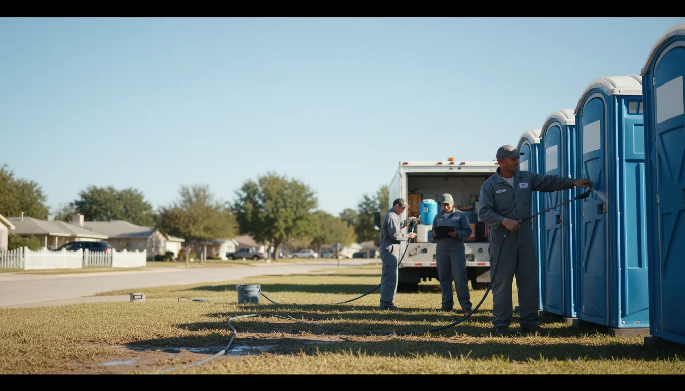 Long-Term Portable Toilet Rental in Crown City, OH near me